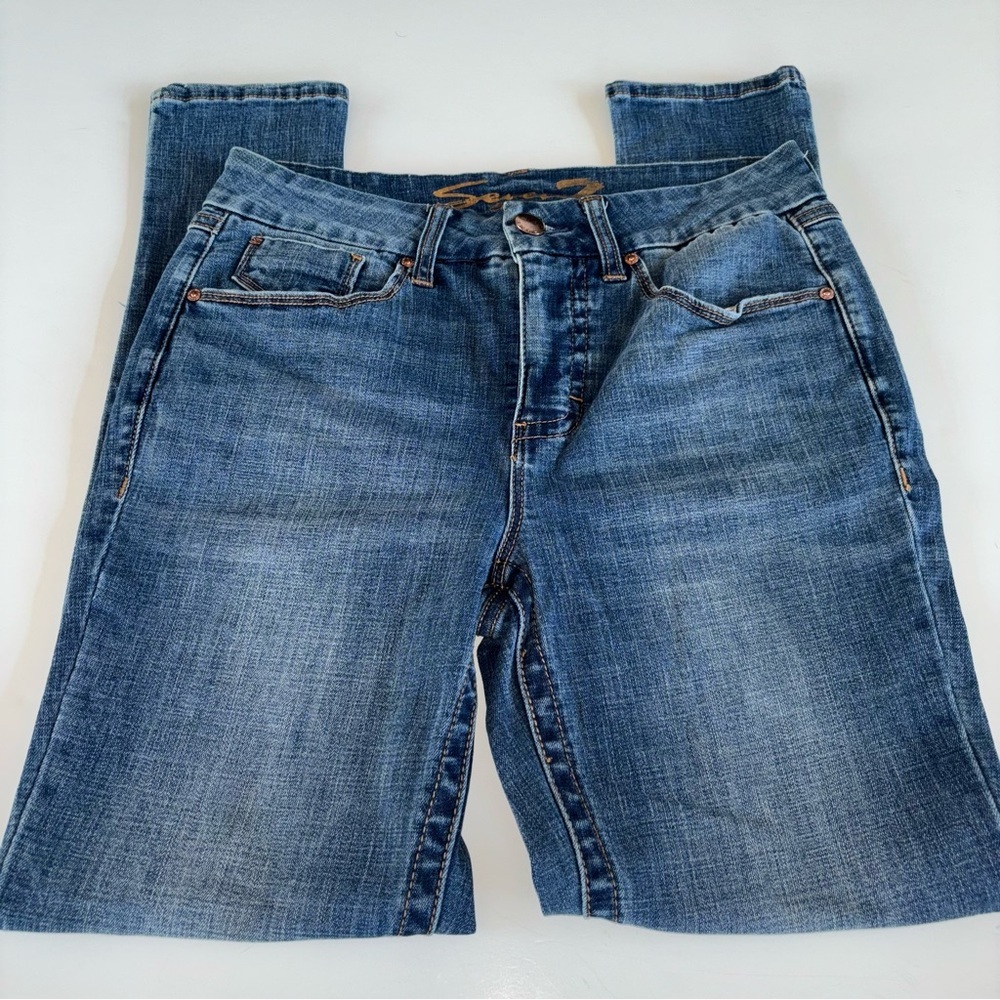 Seven7 Women’s Tummyless High Rise Skinny Jeans Size 8